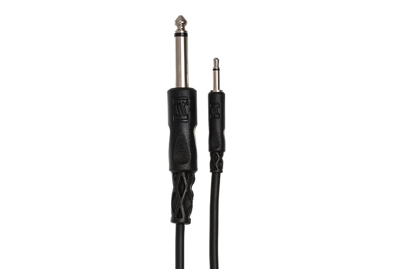 Hosa CMP-310 3.5 mm TS to 1/4 Inch TS Mono Interconnect Cable, 10 Feet - Image 3
